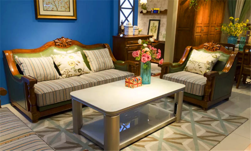 電暖茶幾與沙發的搭配，看上去有多美，來看看吧！